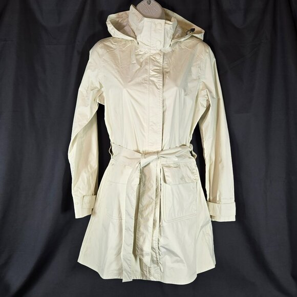 Patagonia Jackets & Blazers - Patagonia Torrentshell Trench Coat Rain Jacket Style 27196 Womens XL Ivory White